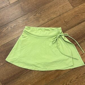 Halara Everyday Cloudful® Air Lace Up A-Line 2-in-1 Side Pocket Mini Skirt Small